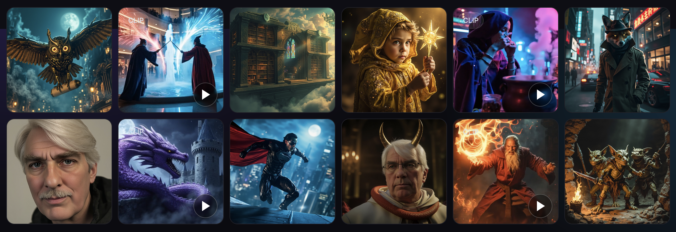 Enchant-me images generated